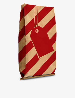 Striped personalised paper sacks 85cm