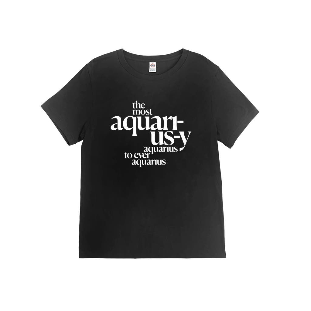 تی شرت Aquarius-y Aquarius مشکی