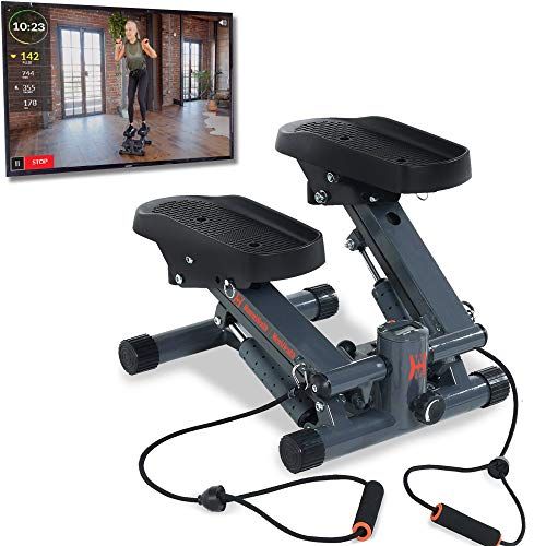 Bluetooth Stair Stepper with Resistance Bands