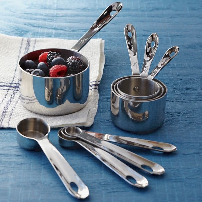All-Clad Stainless-Steel Measuring Cups and Spoons