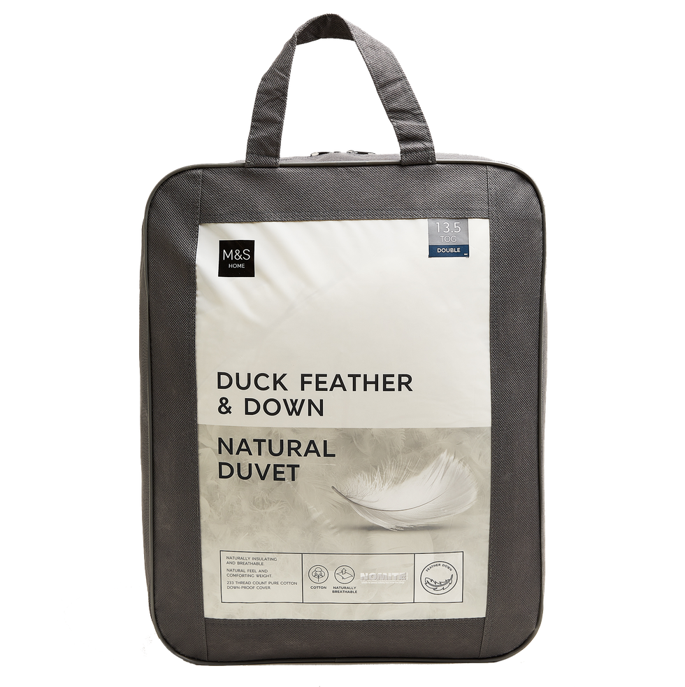 M&S Duck Feather & Down Natural Duvet 
