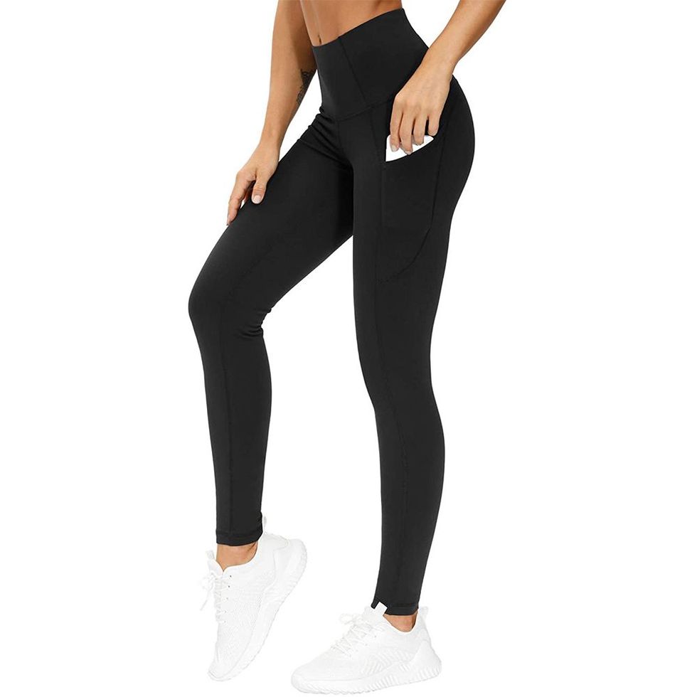 Workout Leggings, Shark Shark Pattern Yoga Pants, High Waist Gym Leggings  with Pockets for Women