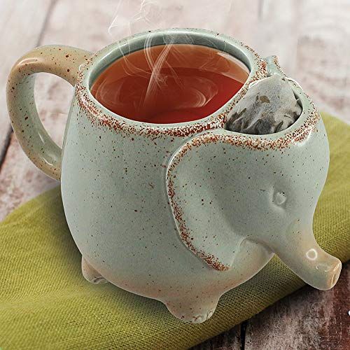 Elephant Tea Mug Green