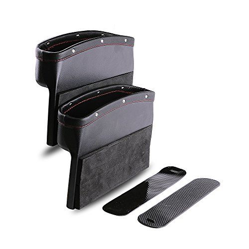 Car Seat Gap Filler Organizer Between Front seat car Organizer and Storage  Box, Auto Premium PU Leather Console with Cup Holder, Car Pocket for  Interior Essentials (for Passenger Side) : : Car