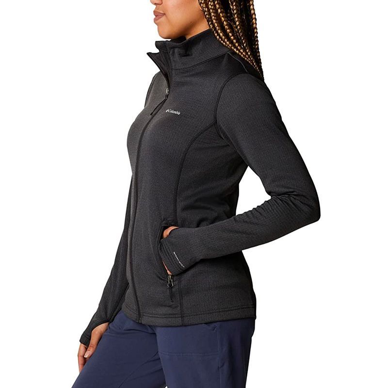 womens red columbia fleece jacket