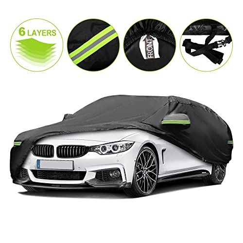 Compatible with BMW 3 Series LLHGYY Car Covers Color : B, Size : 330ci Can Adapt to All Kinds of Weather Thick and Cotton Velvet Hood 
