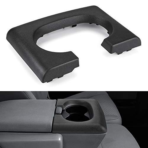 JOYTUTUS Center Console Cup Holder Replacement Pad Fits 150, Bench Seat Center Console Parts Replacement (Black)
