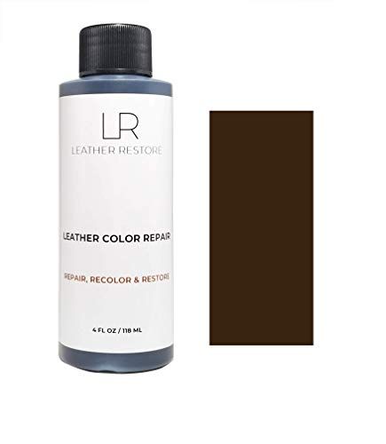 Leather Restore Leather Color Repair, Espresso Very Dark Brown 4 OZ - Repair, Recolor and Restore Couch, Furniture, Auto Interior, Car Seats, Vinyl and Shoes