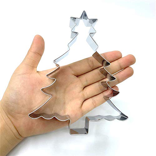 LILIAO Large Christmas Tree with Star Cookie Cutter