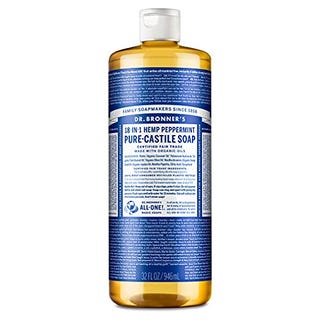 Dr.  Bronner's Pure Castile liquid soap