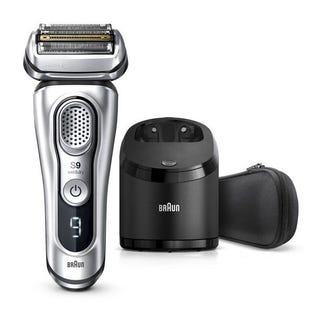 Braun Series 9 9370cc Wet Dry Mens Electric Shaver with Clean Station Braun Series 9 9370cc Wet Dry Mens Electric Shaver with Clean Station