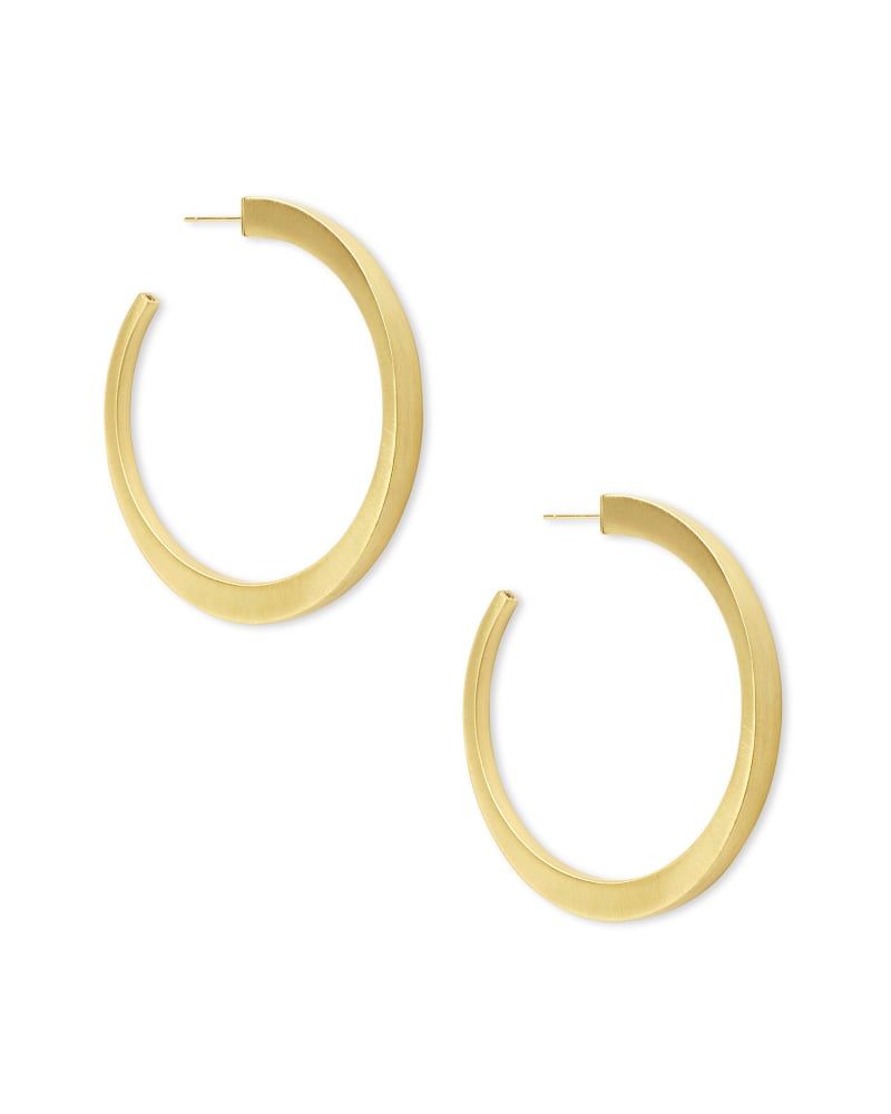 Avi Hoop Earrings In Gold