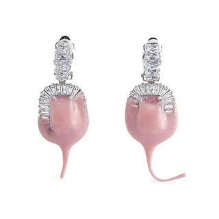 Diamond Dip Clip Earrings