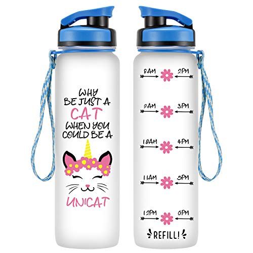Kids School Cute Water Bottle Motivational Adults Kids Drinking