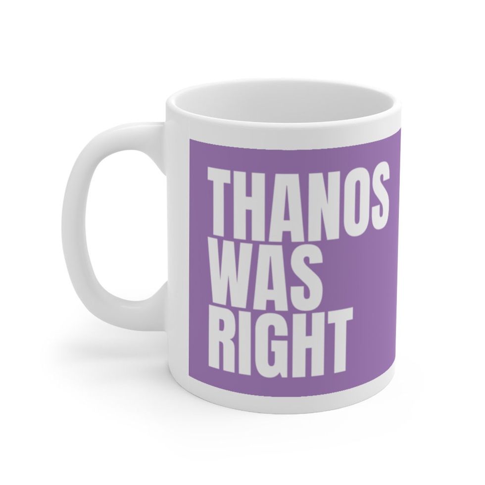 Thanos Was Right Mug from 'Hawkeye'
