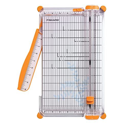 Swingline Guillotine Paper Cutter Heavy Duty, 12 Inch Paper Cutting Board  with Guard Rail, Blade Lock, Cuts Up to 10 Sheets, Professional Manual  Paper