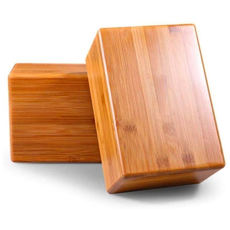 Wooden-Life Bamboo Yoga Block 2-Piece