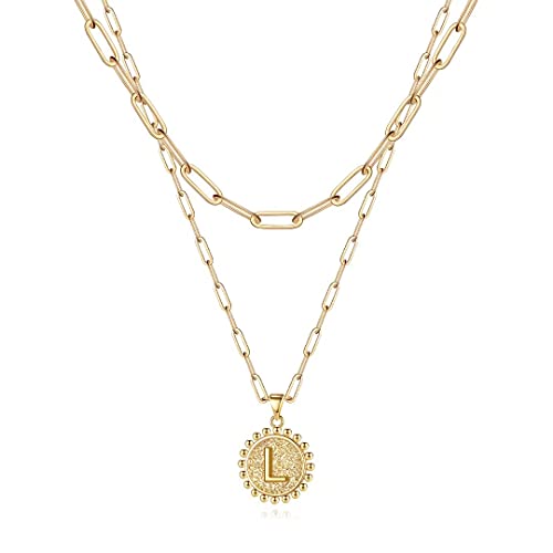 Layered Initial Necklace