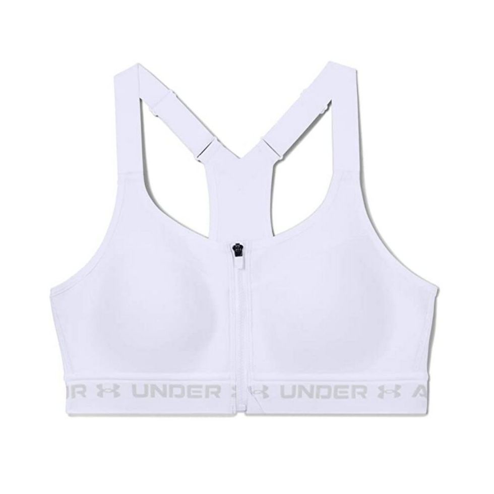 Under Armour Womens Sports Bra High Impact Zip Front Reflective