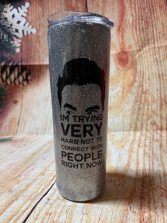 Glittery Tumbler 