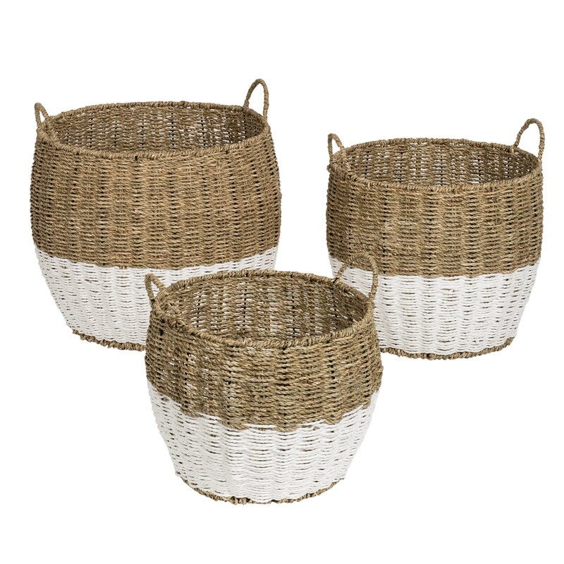 Nesting Seagrass Baskets