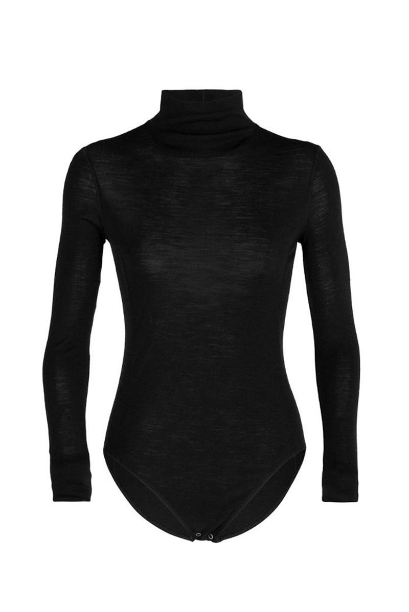 Long-Sleeve High-Neck Base Layer Bodysuit