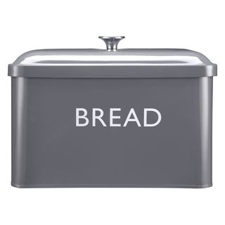 John Lewis Enamel Bread Bin, Cream