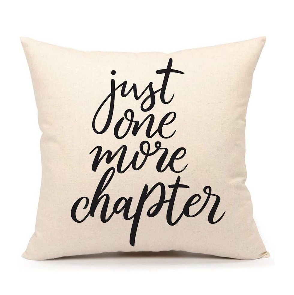 Just One More Chapter Pillow Case Cover 