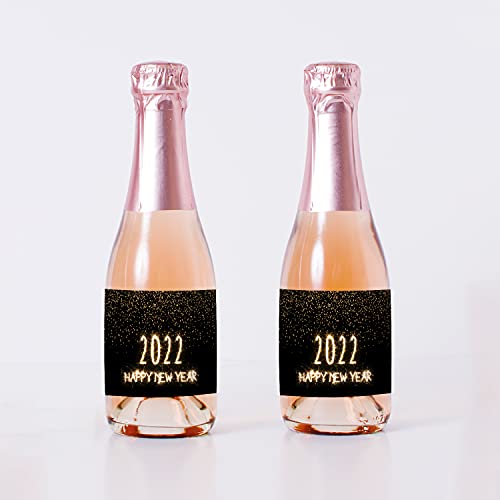 Champagne Bottles New Year Card Set