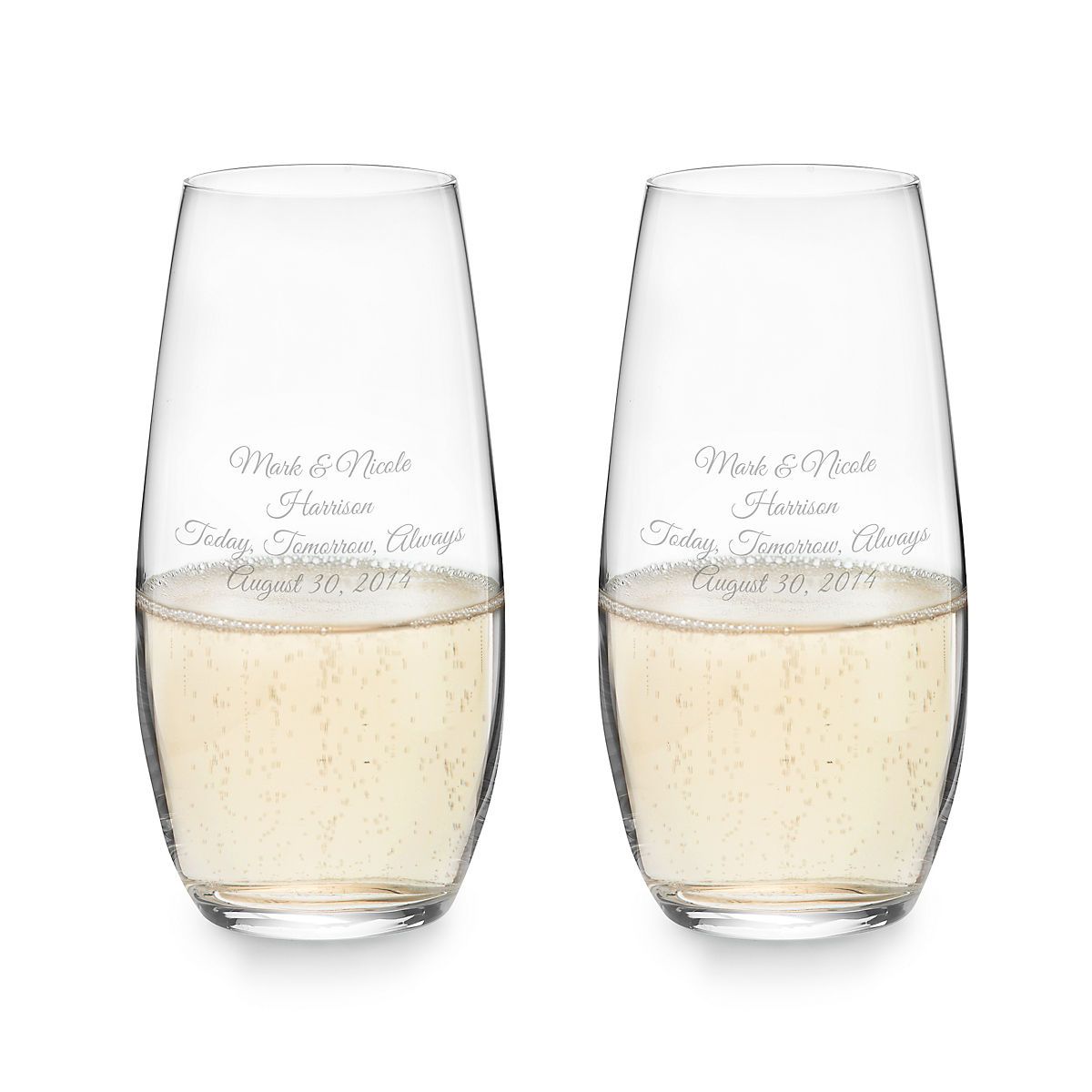 Riedel O Stemless Champagne Glasses