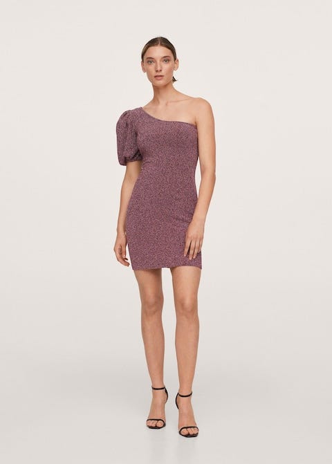Shiny Textured Dress