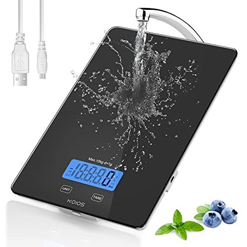 Weight Digital Balance Waterproof Kitchen Scale Multi Food Diet Scale  5/10/15KG