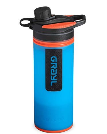 PHILIPS Water GoZero Active BPA-Free Water Bottle with Fitness Tap Water  Filter, Sport Squeeze Water Bottle, Lightweight, Blue, 20 oz with Fitness