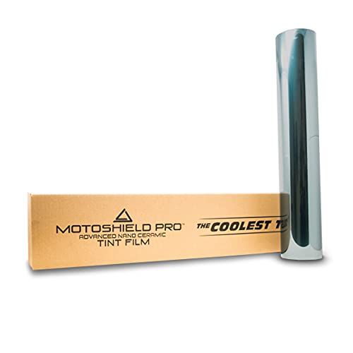 MotoShield Pro Premium 2mil Ceramic Window Tint for Auto - 60 Inches x 100 Feet (70%) [99% Infrared Heat Reduction/Blocks 99% UV] Window Film Roll