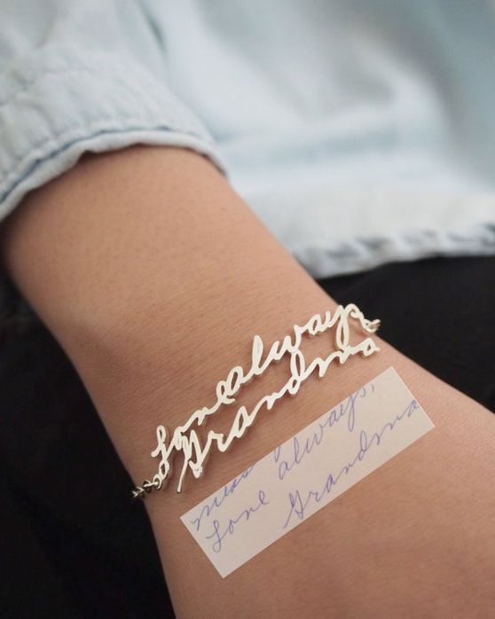Handwriting Bracelet