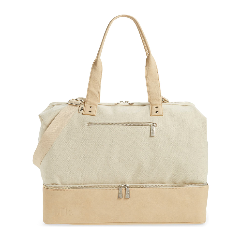 Travel Tote in Beige