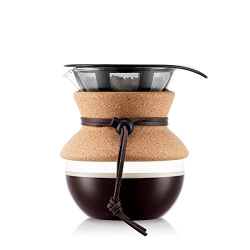 0.5L Cork Band Pour Over Coffee Maker