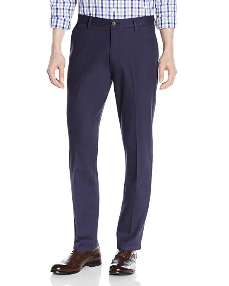 Straight-Fit Wrinkle-Free Comfort Stretch Dress Chino Pant