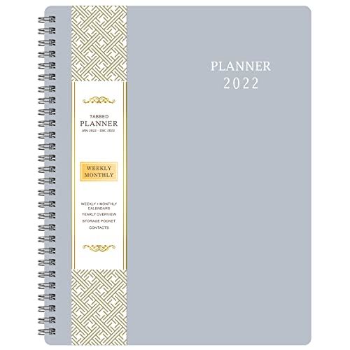 Perfect for Planning Your Home or Office Dec 2022 Weekly & Monthly Academic Planner Check Boxes as to-do List Jan 2022 Twin Wire Binding 2022 Planner 8 x 10