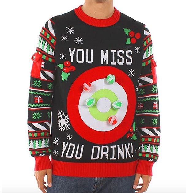 Men's Bullseye Ugly Christmas Sweater