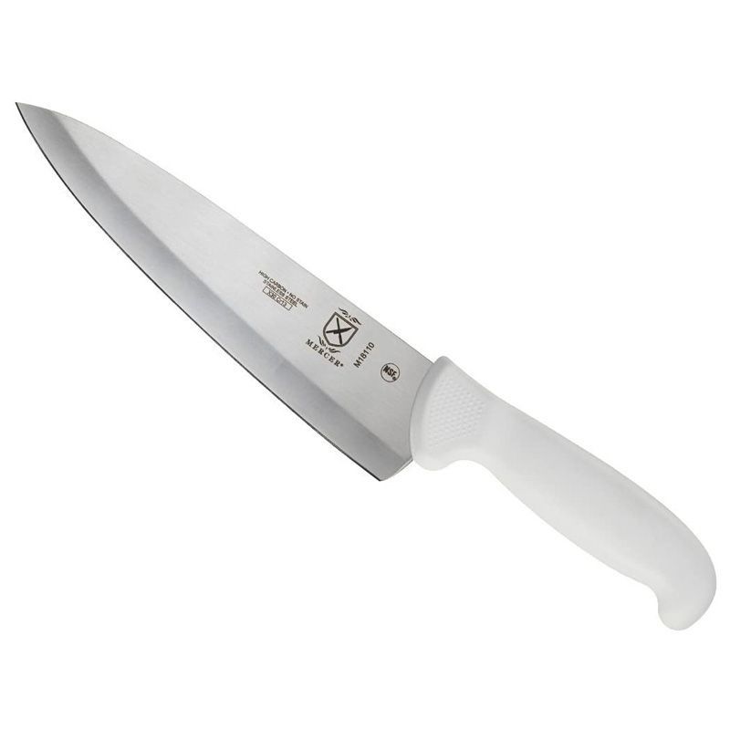 Misen Short Professional Chef's Knife 6 Japanese Steel Plain Blade - Blue