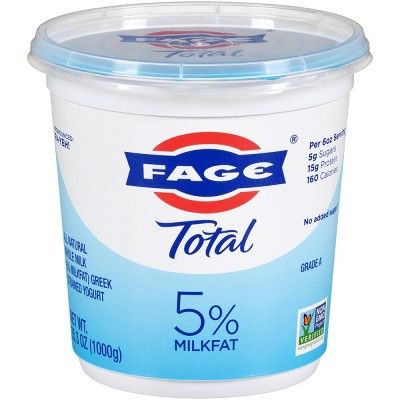 Total 5% Milkfat Plain Greek Yogurt