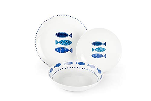 Set de vajilla Ocean 18 piezas