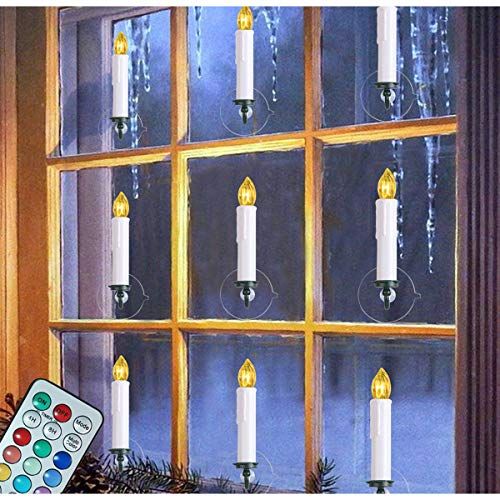 Battery-Operated Window Candles