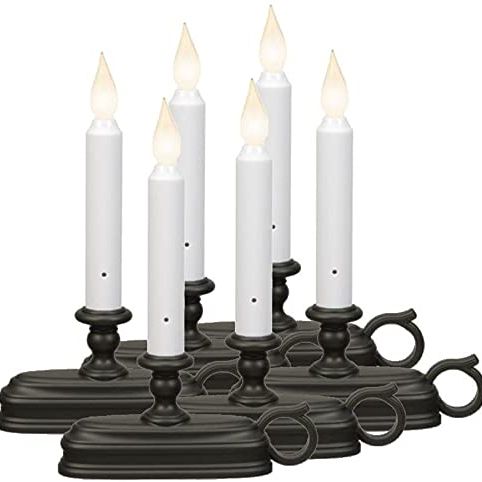 Battery-Operated LED Window Candles