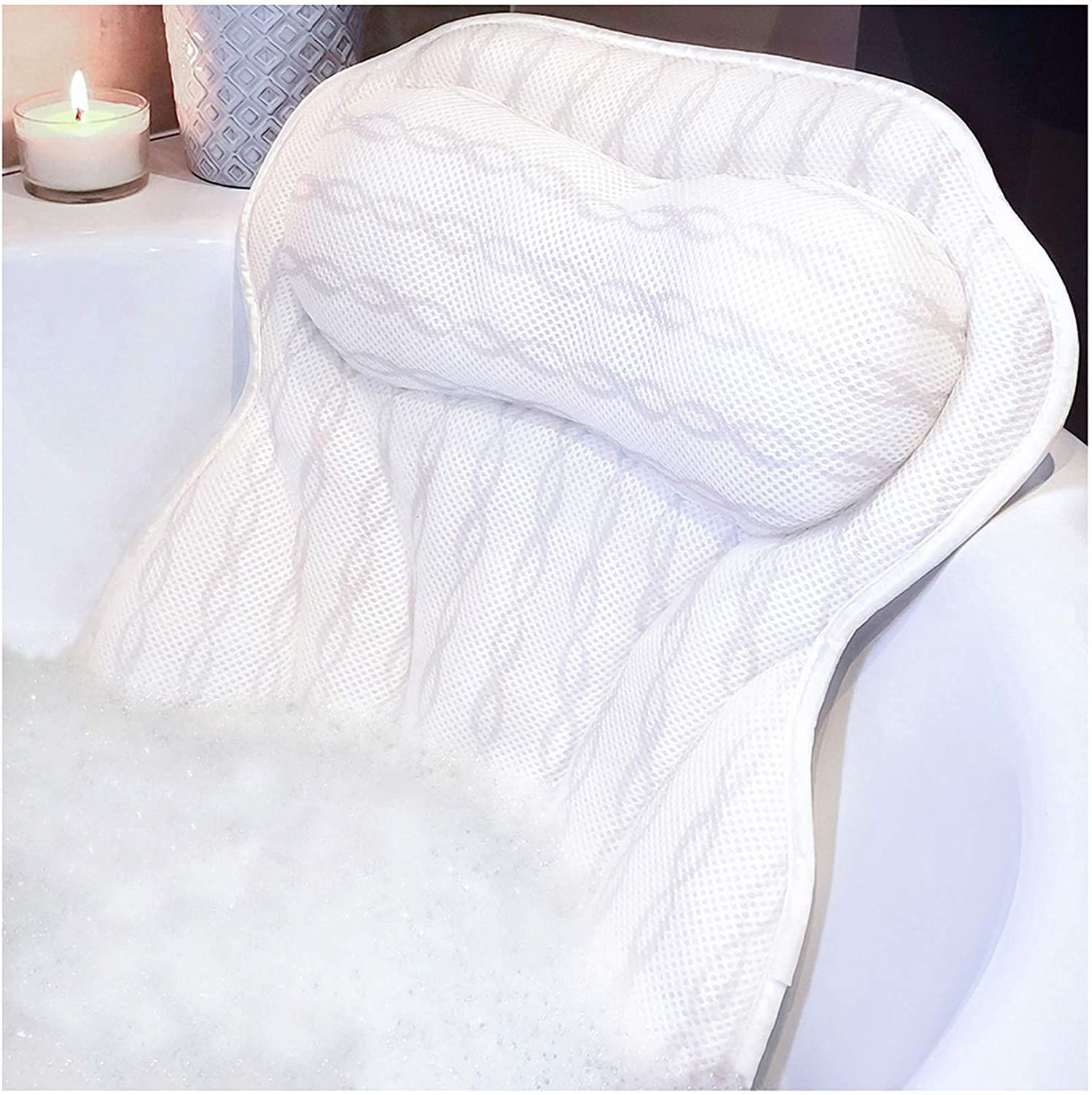Bath pillow Incredibly relaxing SPA experience at home new model of luxury durable bath pillow for head and neck
