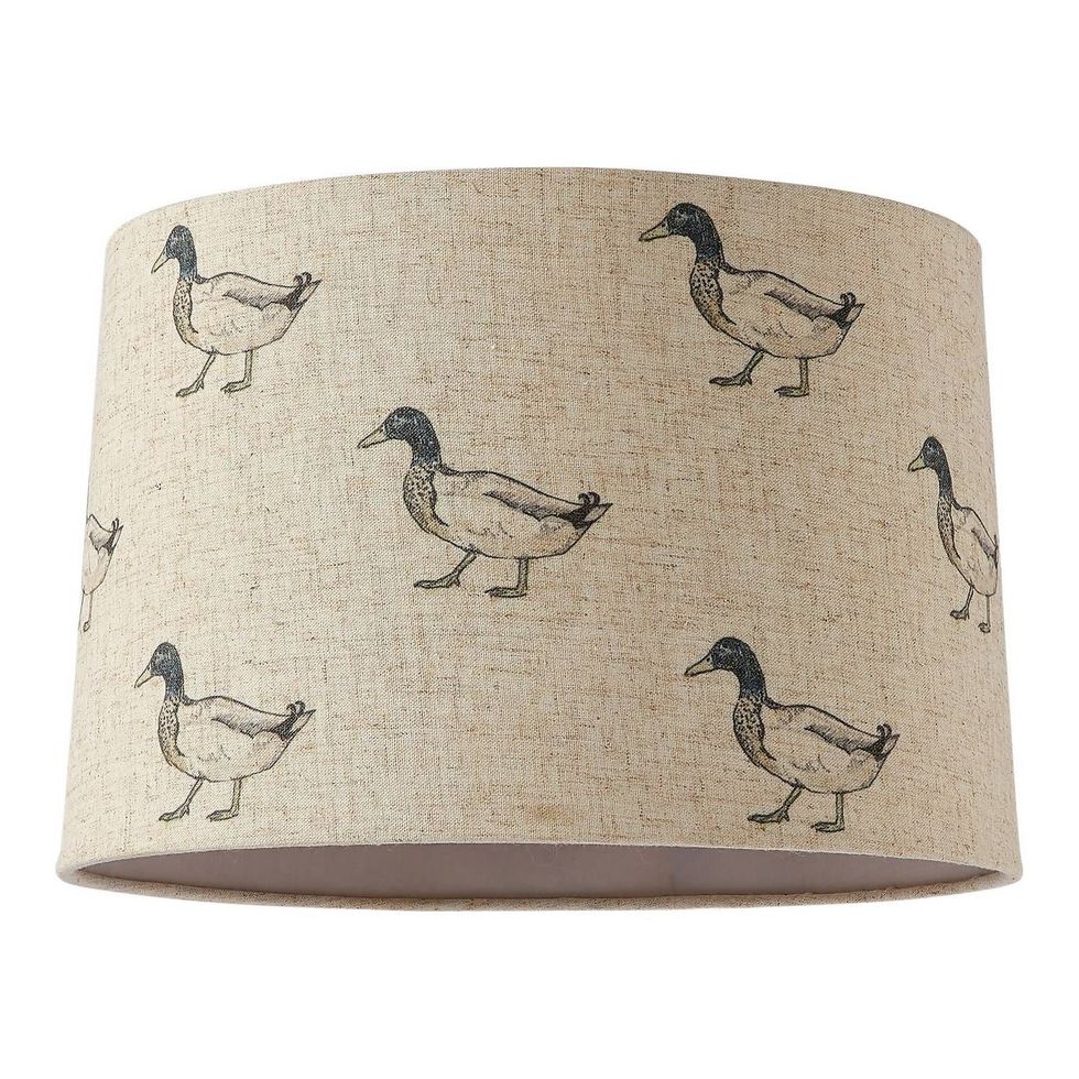Country Living Jemima Duck Cotton Drum Shade