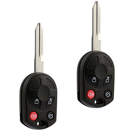Key fits Ford Edge Escape Expedition Explorer Flex Five Hundred Focus Fusion Mustang Taurus Navigator Keyless Entry Remote Fob (OUCD6000022), Set of 2 - Guaranteed to Work