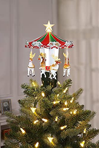 Animated Carousel Tree Topper