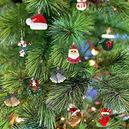 12 PCS Decoracion Arbol Navidad,Regalos de Colgantes de Navidad Tallgoo Bolas de Navidad,Adornos de Navidad para Arbol 